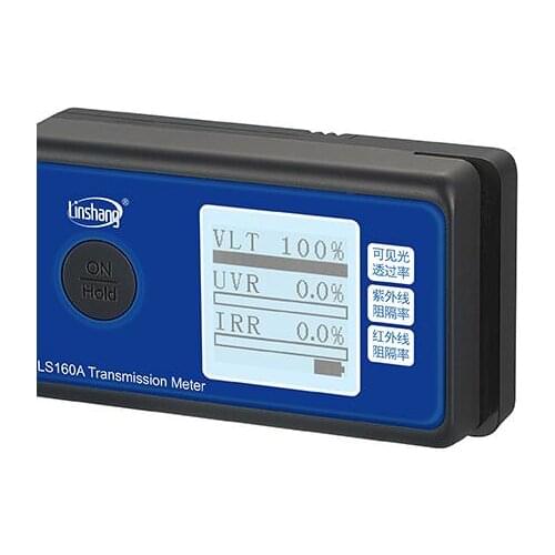 LS160A Window Film Solar Film Transmission Meter With UV IR Light Transmittance Tester Three Function In ONE Device