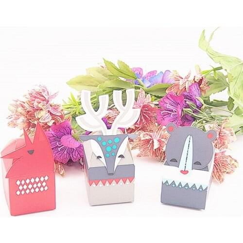 Cute little gift box Cutting dies metal crafts paper die-cutting /DIY embossing Easter and New Year Scrapbooking