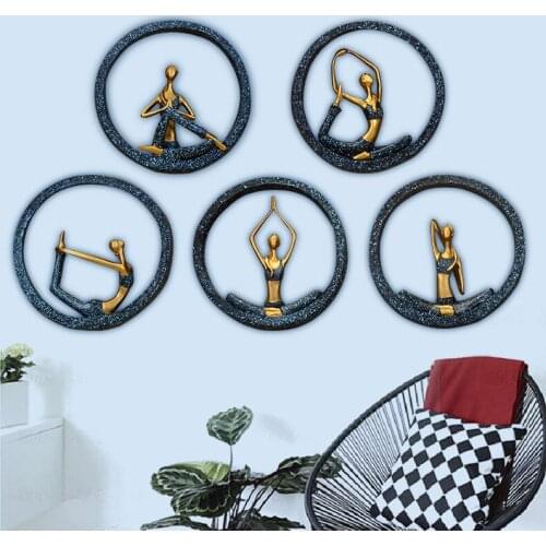 Yoga Studio Wall Decoration Wall Hanging Mural Corridor Aisle Decoration Pendant Creative