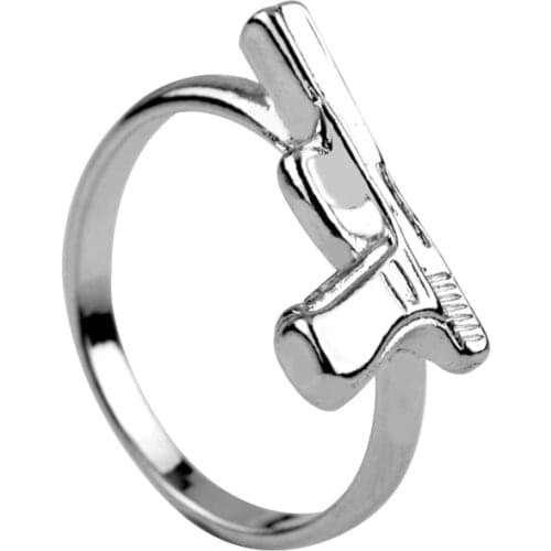 New Fashion Gun Shape Mens Ring Metal кольцо Punk Style Rings for Men