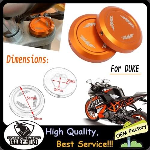 Pair Motorcycle CNC Aluminum Front Fork Shock Absorber Suspension Decorative Cover For Duke 125 200 150 250 390 690 1090 990