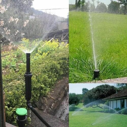 1PC 1/2" Garden Lawn Irrigation Scattering Sprinkler Pop-up Sprinklers 520-760LPH Underground Adjustable Nozzle Spray