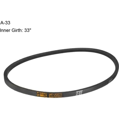 Uxcell 13x8mm Inner Girth 32'' 33'' 34'' 35'' 25'' 24'' 20'' Rubber Transmission Belt Washing Machine Replacement Drive Belt