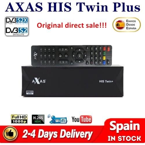 AXAS HIS Twin plus Enigma2 Linux Satellite Receiver 1080P Twin DVB-S2 Digital Receptor WiFi IPTV Linux E2 Open ATV Sat Receiver