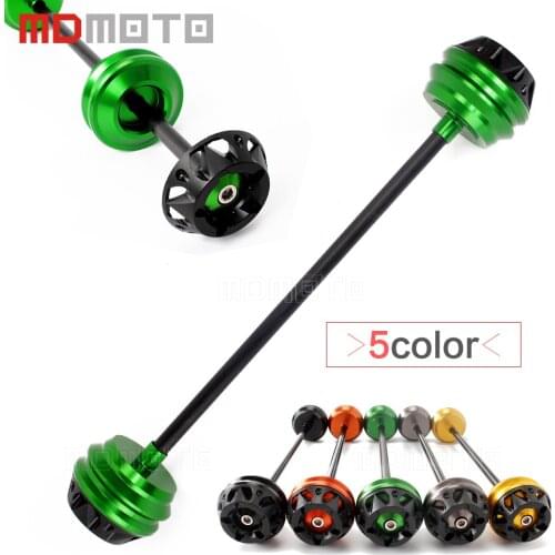 Front Axle Fork Wheel Protector For KAWASAKI Z800 Z900 Z900RS Z1000 Z650 Z750 Z750S Motorcycle Accessories Crash Slider Pad