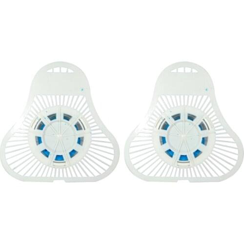 2PCS Deodorant Triangular Block Urinal Deodorant Descaling Piece Urinal Cleaning Tablets Anti-blocking Toilet Supplies amicably