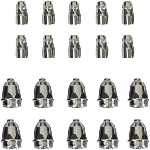Parts P80 HF pilot arc cutting torch consumables for CUT70SP, Accessories 10 Electrodes 10 Tips