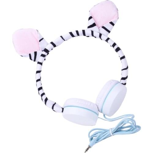 Kids Headphones Over-Ear Wired Headphones for Boys Girls Chidren Teenagers School Tablet TV Free Cute Design