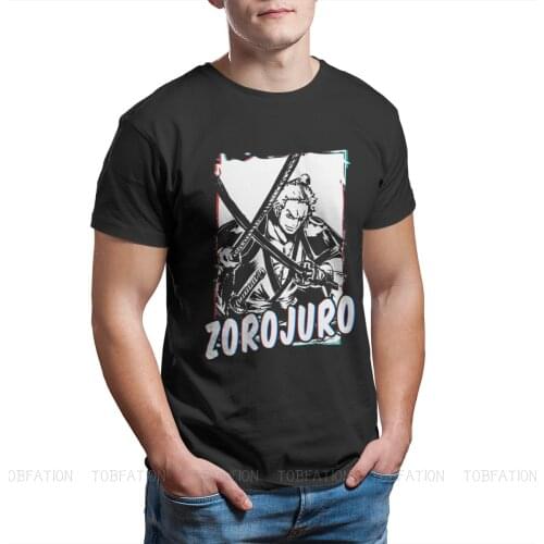 One Piece Monkey D Luffy Nami Sanji Anime Crewneck TShirts Zoro in Wano Zorojuro Ronin Mens T Shirt Funny Tops Size S-6XL