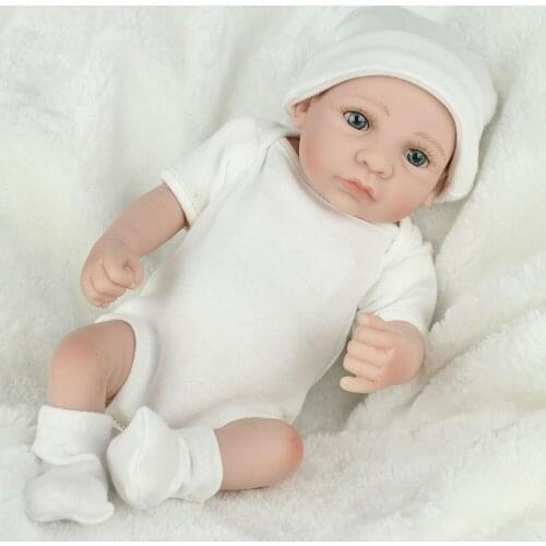 10 Inches Full Silicone Reborn Doll 25cm new reborn bebe mini toys for girl gifts lol Bathe Doll Brinquedos For Children Kaydora