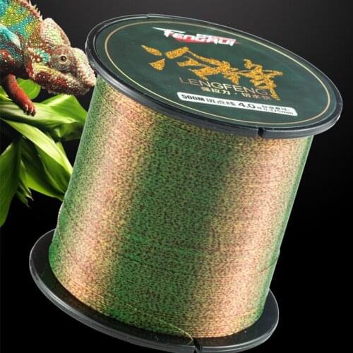500m fishing line spot line main line super strong pull color changing nylon line fishing line Haiganji fishing line