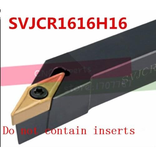 SVJCR1616H16 16*16mm Metal Lathe Cutting Tools Lathe Machine CNC Turning Tools External Turning Tool Holder S-Type SVJCR/L