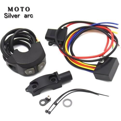 Motorcycle handle LED fog light spotlight windshield lift switch button control relay FOR bmw G310GS G310R S1000XR