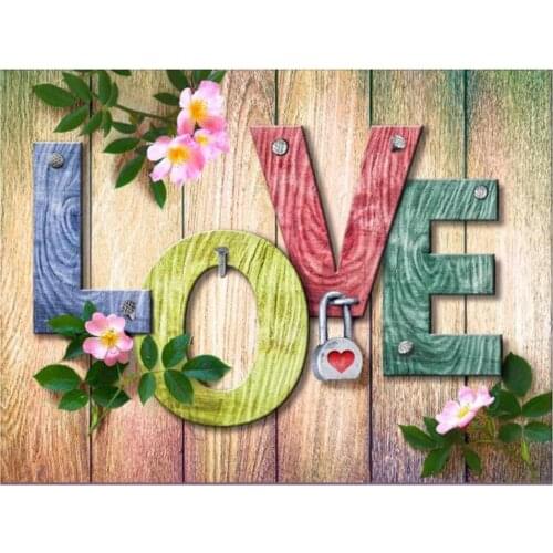 Kexinzu Full Square/Round Drill 5D DIY Diamond Painting "Home Love" 3D Diamond Embroidery Cross Stitch Home Decor