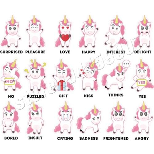 Unicorn Set Iron Patches For Clothing Washable Badges Heat Transfer New Design DIY Accessory Clothing Deco Parches