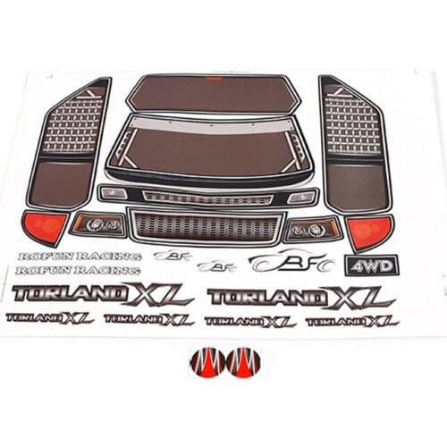 Car Body Shell Decal Sticker Set Fit for 1/8 HPI Racing Savage XL FLUX Rovan TORLAND MONSTER BRUSHLESS TRUCK PARTS