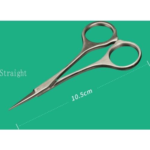 Ophthalmology Scissors Straight Pointed Elbow Set Small Thickening Surgical Scissors Ophthalmic Tissue Scissors Stitching Scisso