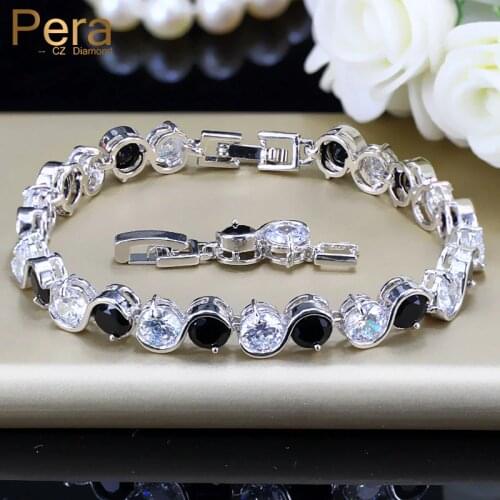 Pera CZ Black Bracelets