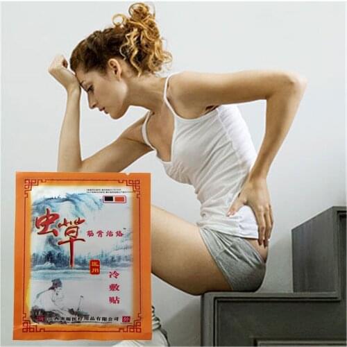 8Pcs/Bag Medical Cordyceps Analgesic Plaster Balm Cold compress Joint Pain Relief Patch Neck Back Relaxation Pain Killer Plaster