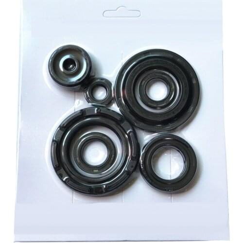 Gear Durable Professional Oil Seal Kit Rubber Crank Motorcycle Engines Easy Install O Ring Black For Yamaha Banshee YFZ350