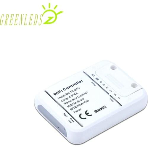 LED RGBWW Color Box WIFI Music Controller JM-W-RGBWW DC12-24V 20A WIFI Controller