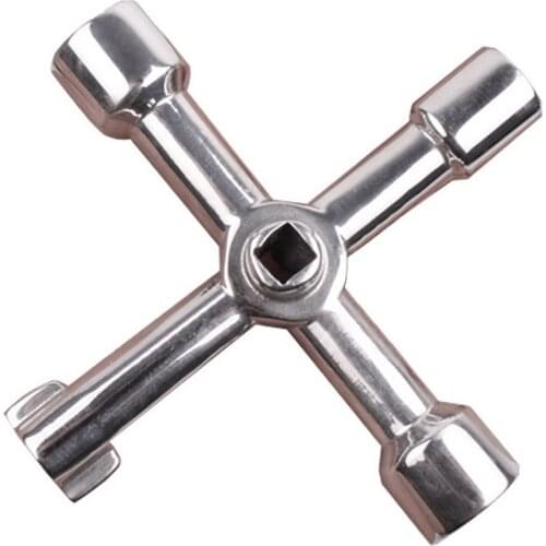 Stainless Steel Triangle/Square Universal Cross Triangle Key for Train Electrical Elevator Cabinet Valve Opening