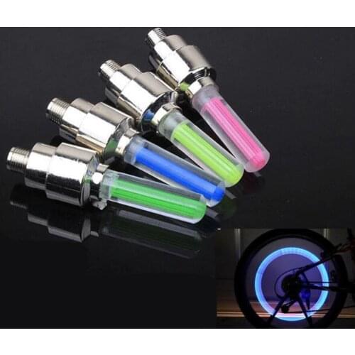 Bike lights with no battery mountain road bike bicycle light lights LEDS Tyre Tire Valve Caps Wheel spokes LED Light BL0158