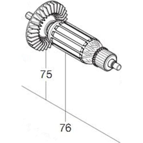 Armature 513943-2 220-240V Rotor For Makita M8701