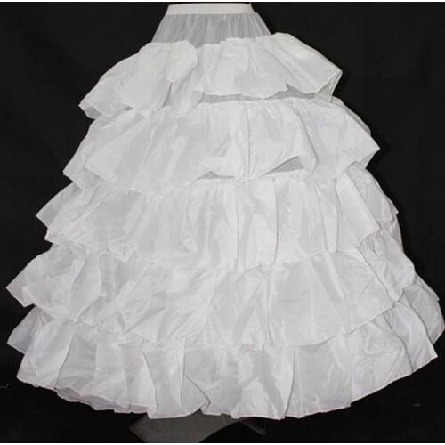 Hot Sale Ball Gowns Ruffle Puffy Wedding Petticoat Marriage Quinceanera Bride Skirt Crinoline Underskirt Wedding Accessories