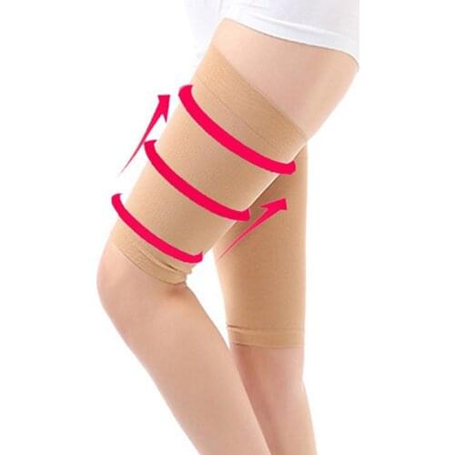 1 Pair Women Fitness Slim Legwarmers Compression Leg Sleeve Slimming Thigh Shaper Support Socks Women Foot Care