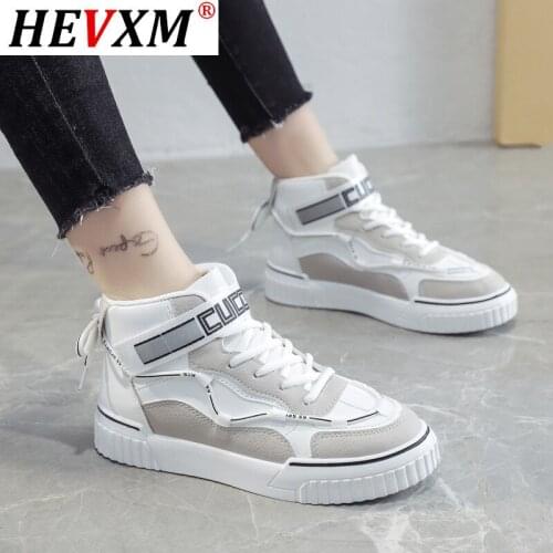 2021 New Fashion Women Shoes Womens Fashion Casual Breathable Shoes High-top Sneakers Platform Vulcanize Shoes Zapatillas Mujer