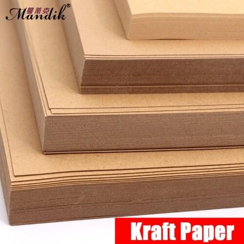 250gsm 50 Sheets Packaging Paper Brown Kraft Paper A4 Notebook Cover Paper