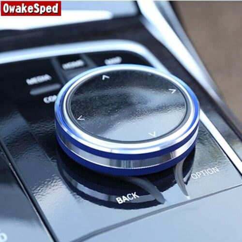 Car Interior Accessories For BMW 3 Series G20 G28 2020 2021 Console Multimedia Driver Button Decorative Cover Sticker Trim