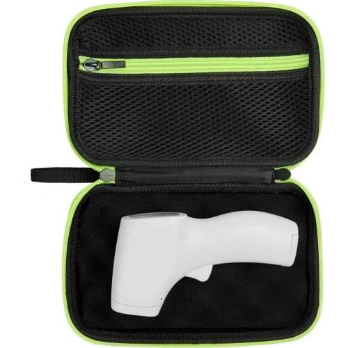 Forehead Thermometer Storage Bag Hard EVA Shockproof Waterproof Odorless Thermometer Gun Protective Carrying Case
