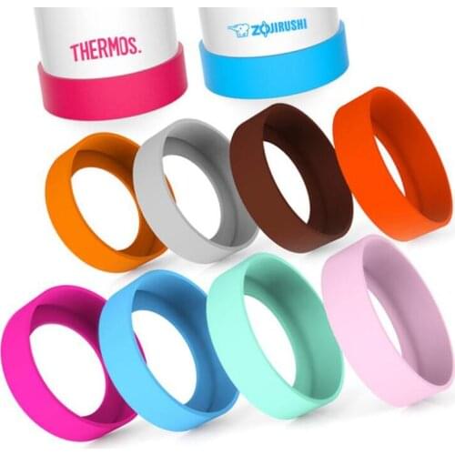 DHL Bottom Protective Cover rubber bottom Sleeve silicone coasters multi color bottle mug cup Mats & Pads