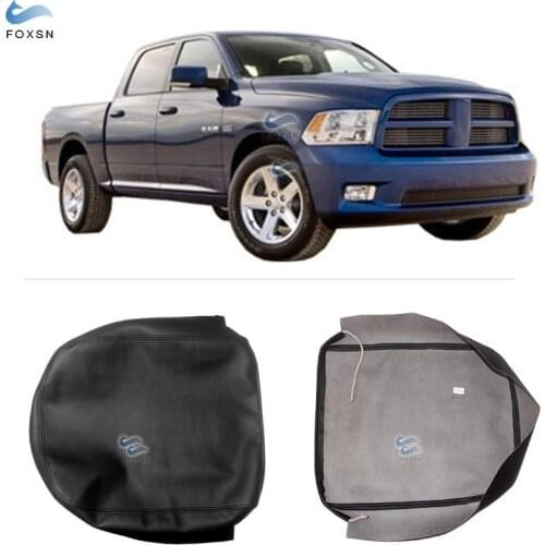 For Dodge Ram 2002 2003 2004 2005 2006 2007 2008 Car Styling Armrest Center Console Lid Microfiber Leather Cover Trim