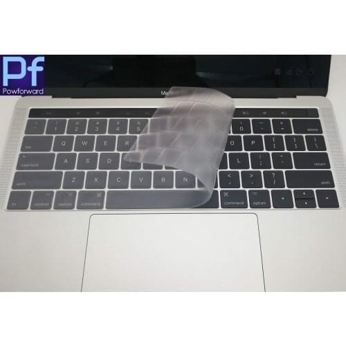 For MacBook Pro with Touch Bar 13" and 15" 2016 2017 2018 A1706 A1707 A1989 A1990 Silicone Keyboard Cover Protector