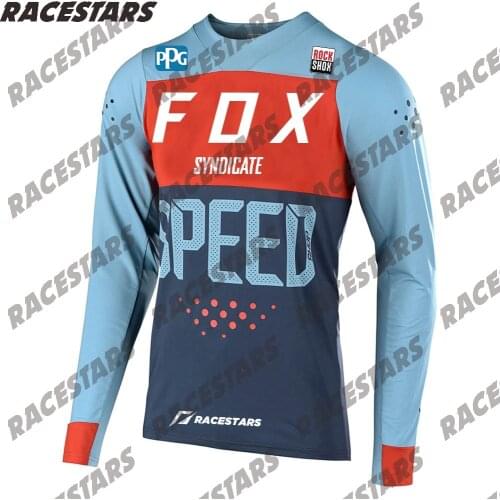 Motocross Jersey Downhill Mountain Jersey Enduro MTB Cycling Jersey Mountain Bike DH Maillot Ciclismo Hombre Quick Drying BMX MX