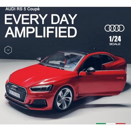 Bburago 1:24 Audi RS5 Coupe green Simulation Alloy Car Model Toy Decoration Collect gifts toy