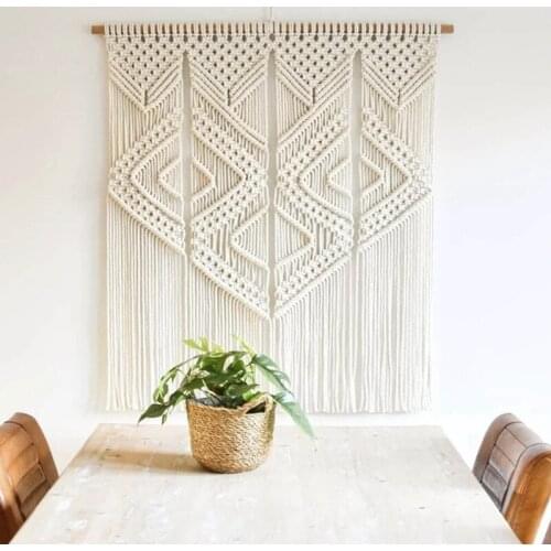 Macrame Wall Hanging Tapestry Hand-woven Pendant Bohemian Crafts Room Decoration Gorgeous Tapestry