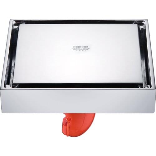 Solid Brass Square Floor Drain with Anti-odor for shower bathroom floor