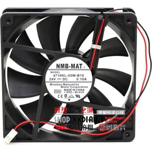 Original NMB 4710KL-05W-B10 12025 12CM 24V 0.10A quiet inverter cooling fan