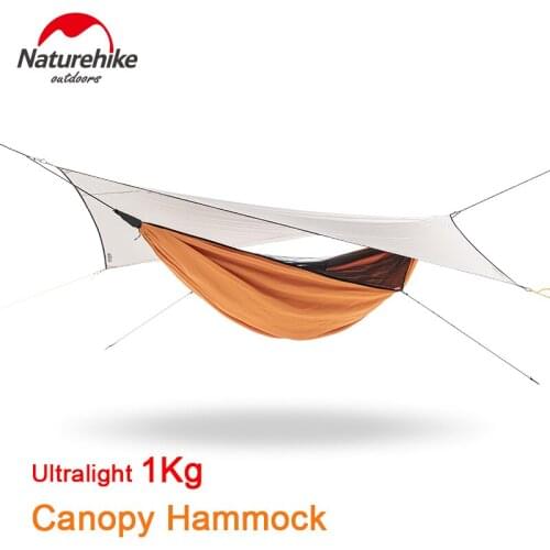 Naturehike Outdoor Single Hammock Tent Anti-rollover Hammock Swing With 40D Nylon Canopy Ultralight Break Camping Equipment