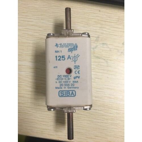 Fuses: NH1 125A DC1000V 2055620 gPV / NH1 80A DC750V 2055604 / NH1 100A DC750V 2055604 gR