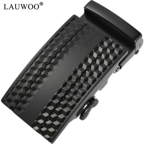 Only belt buckle Automatic Buckle Black Genuine Leather Belt Mens Belts Cow Leather Belts for Men 3.5cm Width