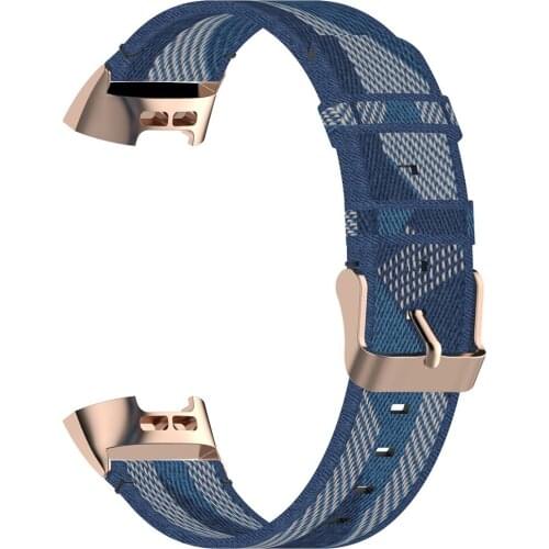 Woven Nylon Watchbands Fashion Replacement Adjustable Strap For Fitbit Charge 4/3/3 SE Sport Wrist Band Watch Accessories