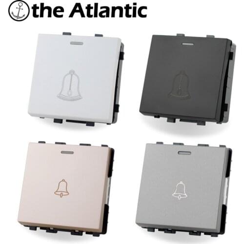 S Series- Doorbell Switch Lamp Function Module DIY Part Socket Switch Accessories 250V 16A Free Combination