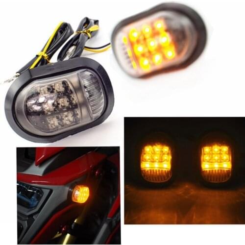 Motorcycle 12V LED Turn Signals Light Shift Lights Blinker Indicator For Honda Grom MSX125 MSX 125