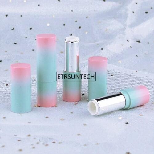 100pcs Durable Gradient Empty Lipstick Tubes Container High Quality DIY Lip Balm Tube Cosmetic Bottle Fast Shipping F3289