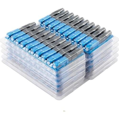 100pc SC UPC Single Mode Fiber Optic Fast Connector SC APC FTTH SC Quick Connector SC Adapter Field Assembly Connector